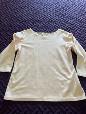 Women’s Light Pink 3/4 Sleeve Tee - Classic Comfort